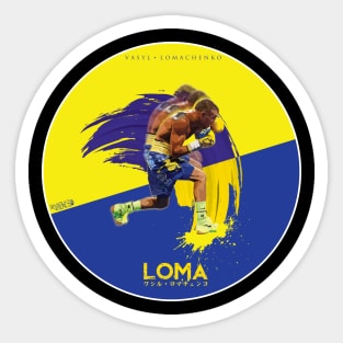 Lomachenko artwork by shunsukevisuals Sticker